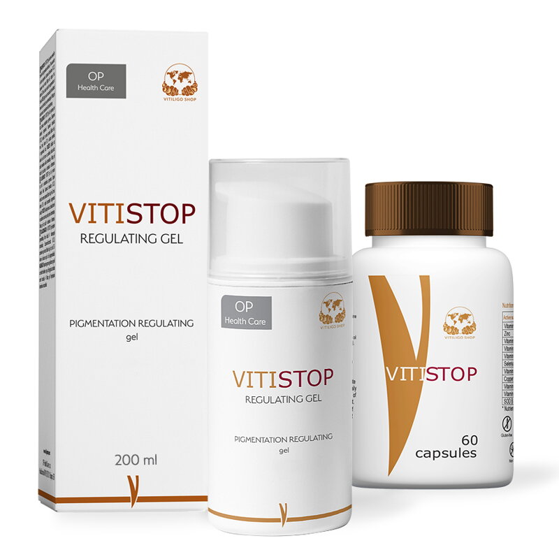 Vitiligo Starter Pack (200ml Gel + 60 Tablets)